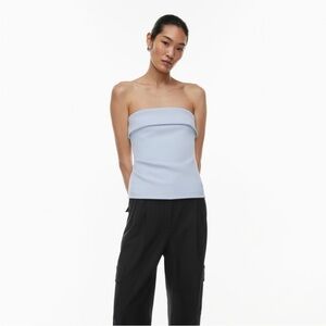 ARITZIA Babaton Eyecatcher Tube Top In Cruise Blue Medium